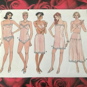 Teddy, Camisole, Slip, and Panties Pattern- Uncut Vogue #9765