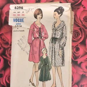 1960’s Dress Pattern-Vogue #6396