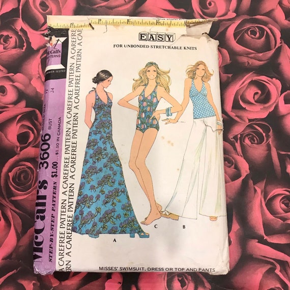 mccalls halter dress pattern M8555 | McCall's Sewing Pattern Misses' and Women's Special Occasion Dresses