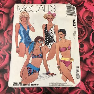 80’s Uncut Swimsuit Pattern- McCalls 4321