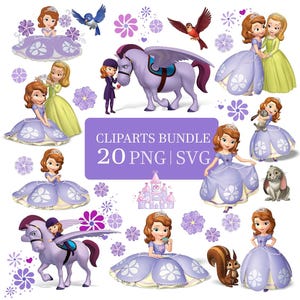 Paquete de princesas SVG y PNG, SVG, Cricut, Princesa SVG, Cricut. Princesa PNG