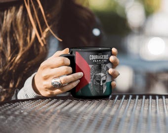 Courageous Warrior Color Morphing Mug - Unique Coffee Cup