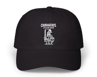 Courageous Fearless Warrior Hat – Inspirational Motivational Cap for Brave Men and Women, Perfect Gift for Spiritual Journey