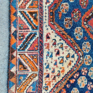 Shiraz rug 5x7, persian rug navy, rugs for living room, colorful rug 5x7, afghan rug 5x7, malayer rug 5x7, antique rug 5x7, oriental rug