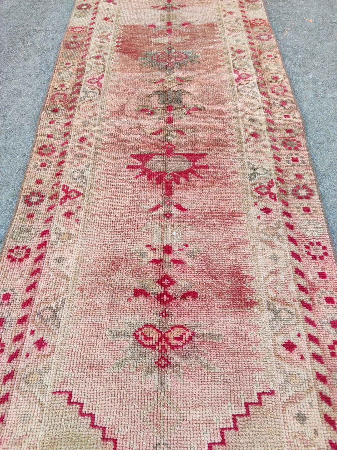 Kurdish Runner 3x15, Persian Vintage Runner, Heriz Runner 3x15 ...