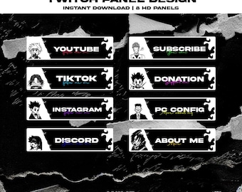 Twitch panel Anime