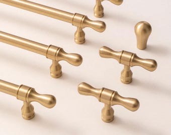 Antike Messing Schubladengriffe Pulls Knöpfe, Antik Messing Kleiderschrank Knauf, Gold Dresser Griffknopf, Haus, Schrank Hardware, Moderne Möbel