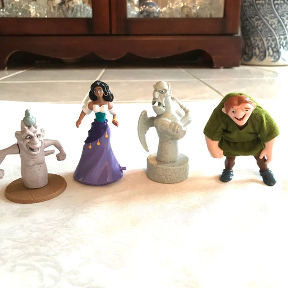 Lot of 4 Vintage Burger King Kids Club Toy Disney the Hunchback of Notre Dame Cartoon 1996 Etsy Canada