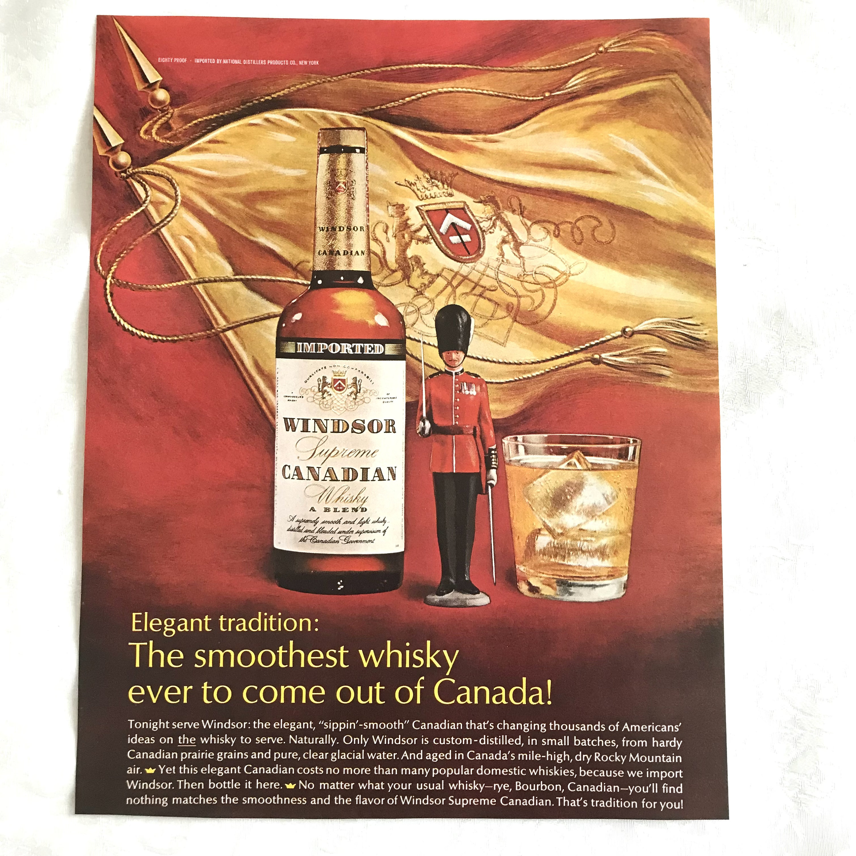 Vintage Windsor Canadian, Scotch, Whiskey, Liquor, Alcohol, Original  Magazine, Advertisement Ad, 1960s, Whisky - Etsy