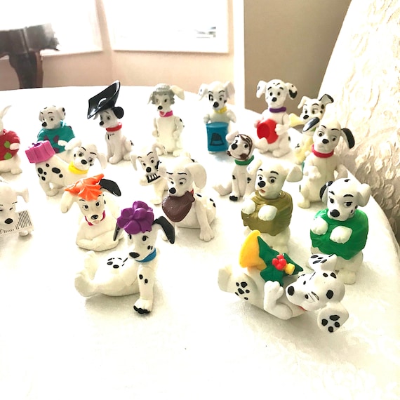 Disney 101 Dalmatians Dog Toy Figures  1996 McDonald's Happy Meal Puppies USED 