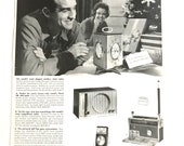 Vintage Zenith, Clock, Radio, Original Magazine, Advertisement Ad, 1960s