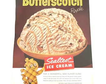 Dollhouse Miniature Replica Borden Vanilla Ice Cream Box Dollhouse Miniature Replica Borden Vanilla Ice Cream Box