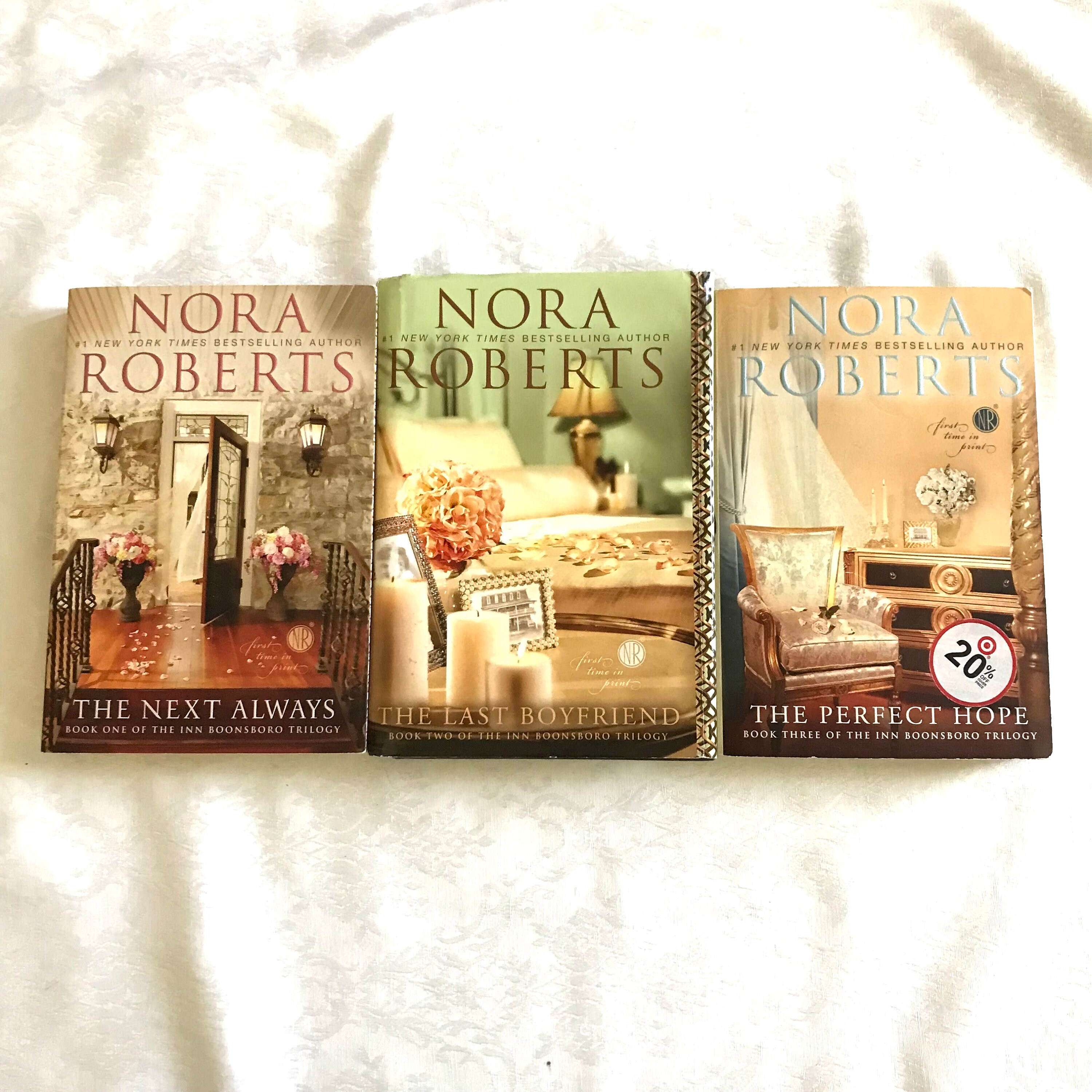 Book Three The Perfect Hope Book Two The Last Boyfriend Book One The Next Always The Inn Boonsboro Trilogy By Nora Roberts Complete 3-Book Set 