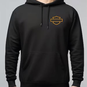 Sweatshirt Costume Moto Avec Aigle - Style Décontracté, Tissu Léger (241g), Pour Homme, Idée Cadeau Originale - 10
