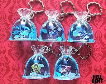 Hellaverse Fish Bag Liquid Charms