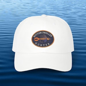 Walleye Fish Embroidered Cap: Lake Life Angler Gift