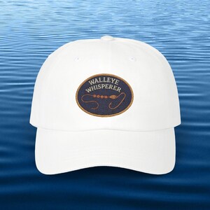 Walleye Whisperer Embroidered Cap: Fishing Hat Gift for Angler