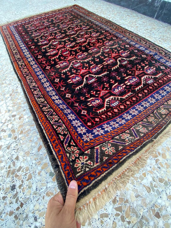 ラグ・カーペット Afghan baluch taimani rug Taimani rug Taimani