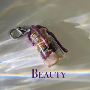 Winziger Zauberglas Schlüsselanhänger für Beauty Glamour Magic Witchy Geschenk für Freunde