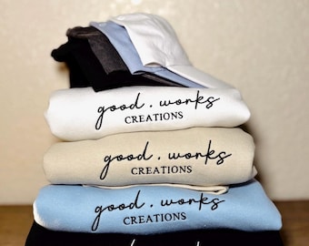 Embroidered Christian Sweatshirt | Jesus Crewneck | Religious Apparel | Comfy Sweatshirt | Christmas Gift