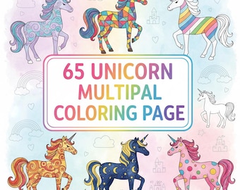Simple Unicorn Coloring Pages Easy Bold Kids Printable Book Girls Fun Activity Sheets