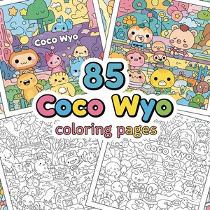 Cozy Coloring Book: 85 Whimsical Printable Pages (PDF Download)