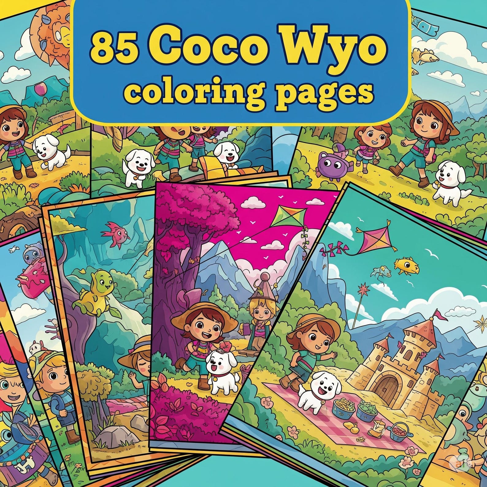 Cozy Coloring Book: 85 Whimsical Printable Pages (PDF Download) - Etsy