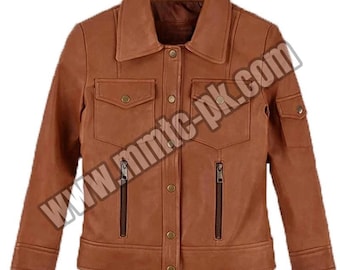 Men’s Genuine Leather Classic Biker Jacket