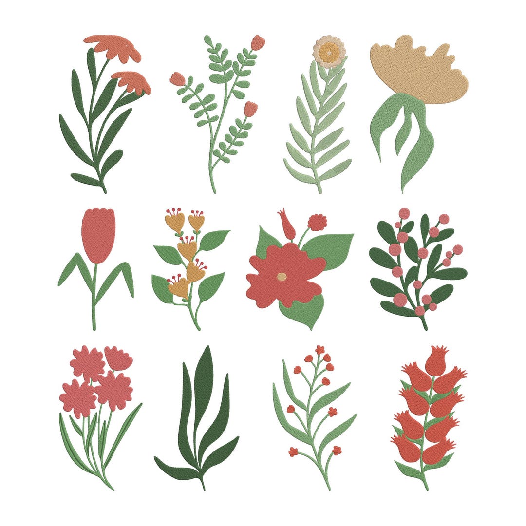 Floral Leave Flower Spring Design, Flower Greenery Botanical Spring ...