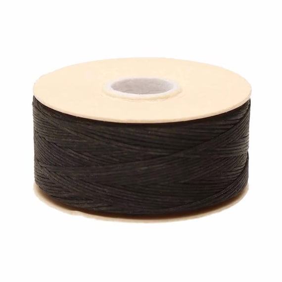 Nymo Nylon Beading Thread, Bobbin, Size D Champagne, 64 Yards (192 Feet