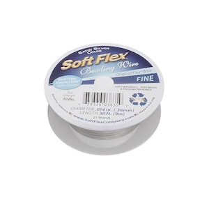 Soft Flex 21 Strand Beading Wire - Fine 0.14 Diameter - 30 Feet Design Wire