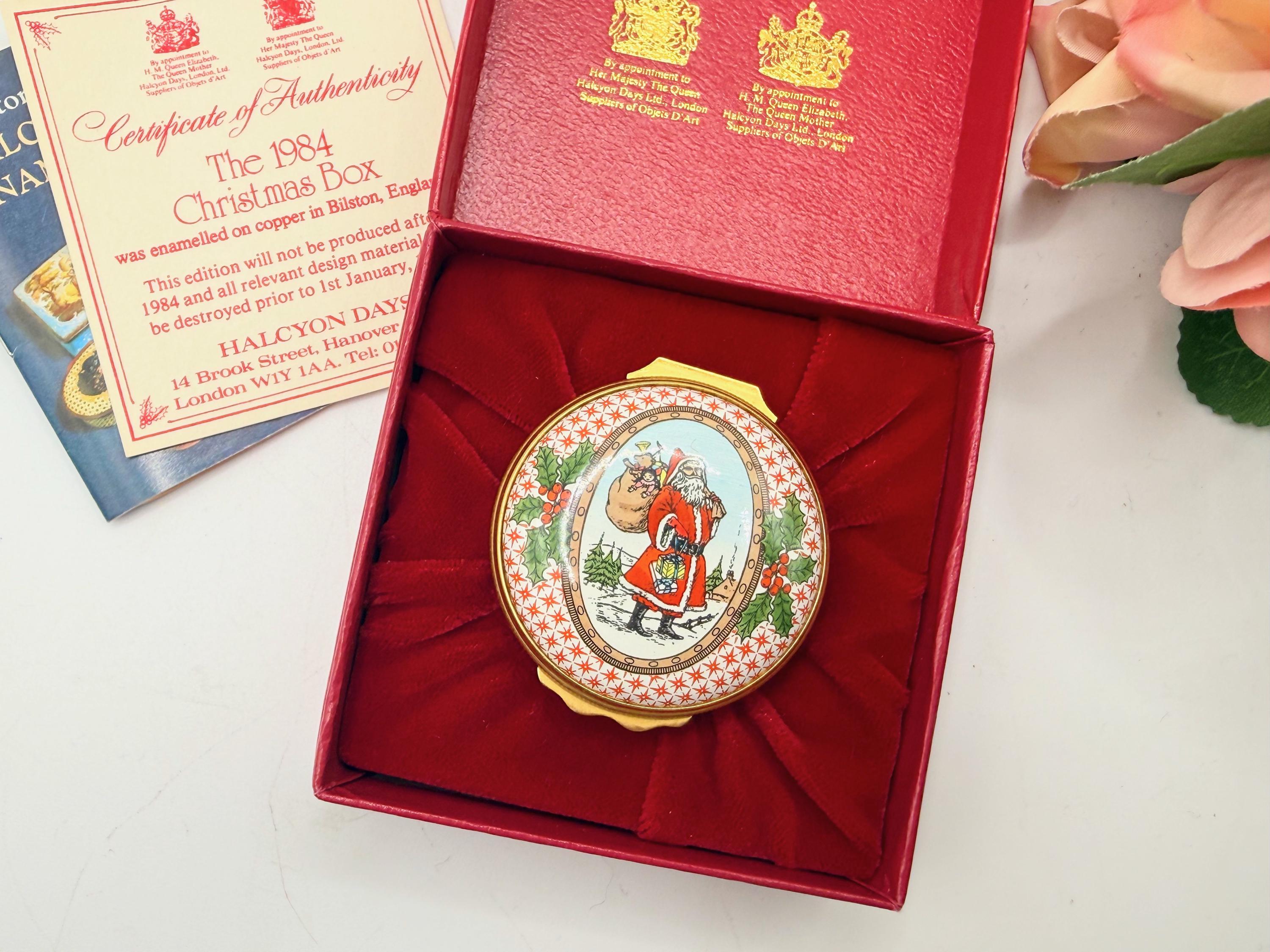 Halcyon Days Enamel Boxes Christmas - Etsy