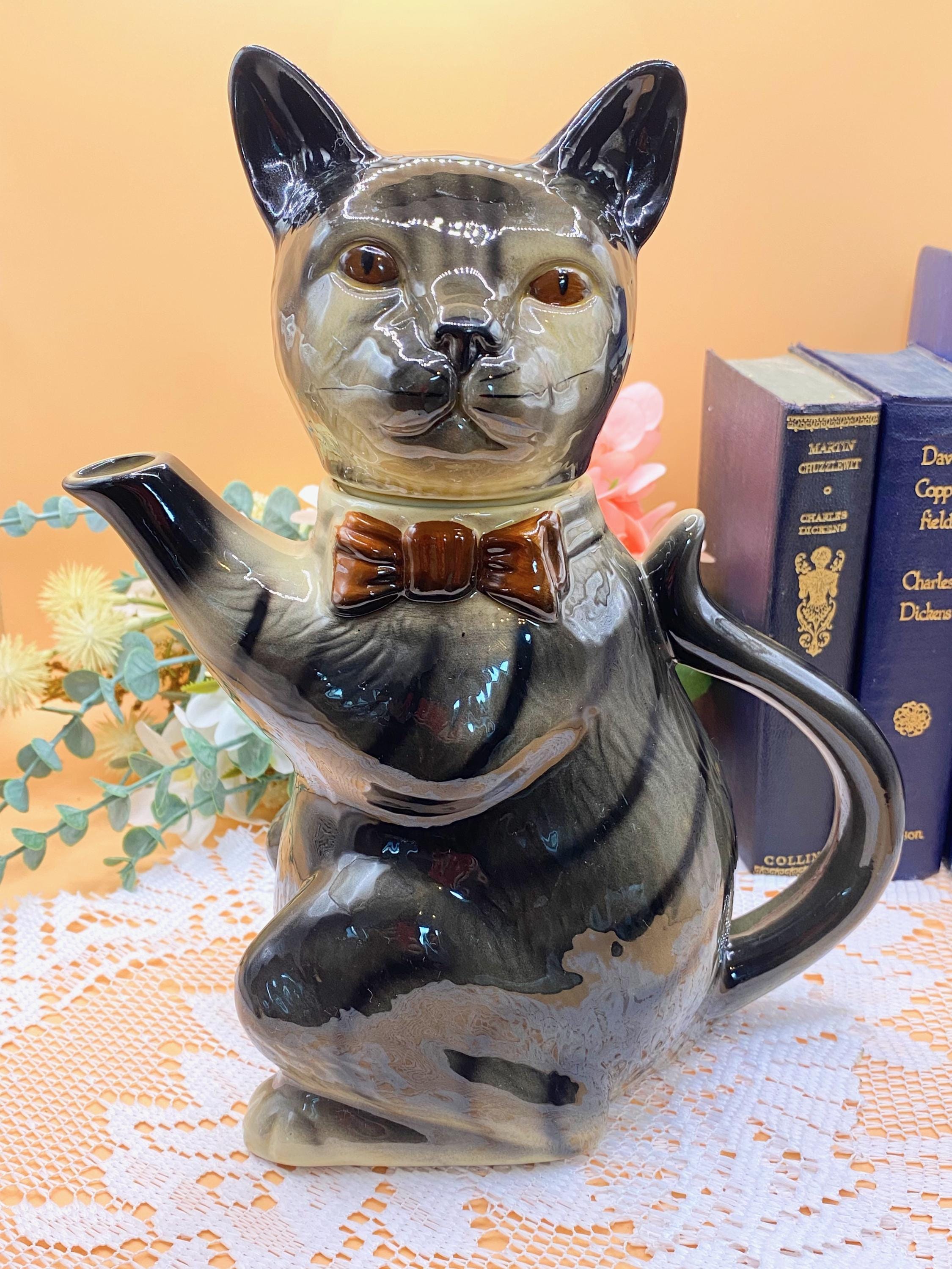 Vintage Cat Teapot - Etsy Vintage Cat Teapot - Etsy