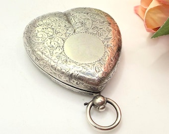 Antique Sterling Silver Sovereign Coin Case, Circa 1900 - Etsy