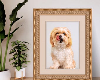 Cavapoo  Wall Art,  Humor Printable, Whimsical Pet Dog Poster, Cavapoo Dog Mom Gift, Kids Funny Dog Toilet Art, DOWNLOADABLE