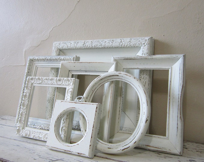 Frameset French Country Frame Grouping Shabby and Chic Etsy