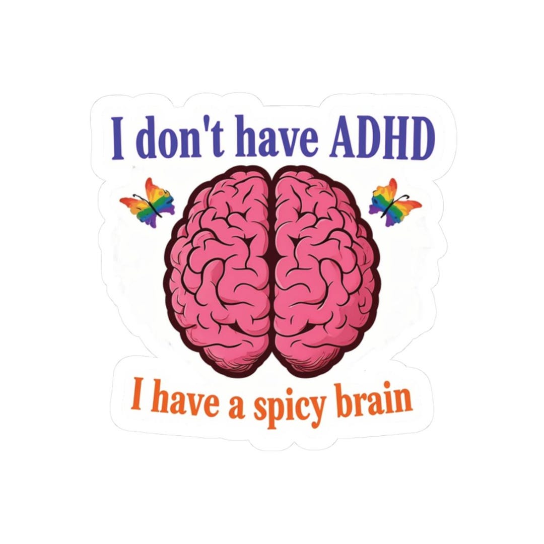ADHD Sticker - Etsy