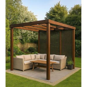 DIY Pergola Plans - How to Build a 3m x 3m Pergola Step-by-Step PDF Guide | Outdoor Timber Pergola Instructions | Instant Download