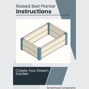 Raised Garden Bed DIY Plan – Printable Timber Design for Vegetables or Flowers