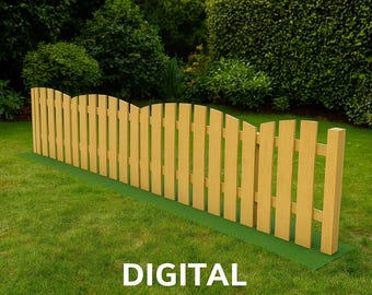 Progetti fai da te per recinzioni da giardino in PDF: costruisci la tua recinzione in legno per la privacy (guida passo passo alla lavorazione del legno, stampabile, download immediato)