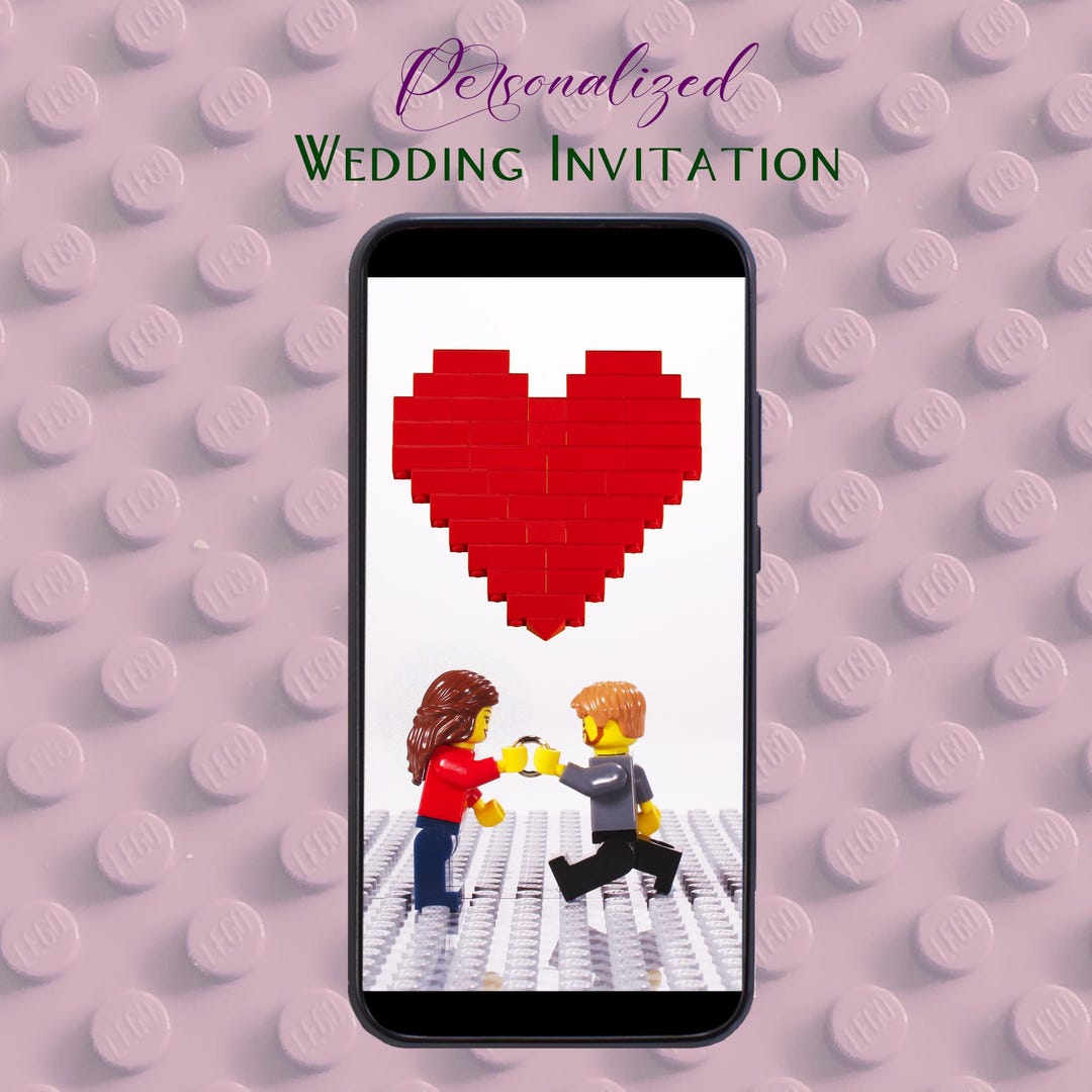 Personalized Digital Wedding Invitation, Fun Video Invitation With ...