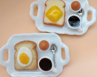 Handmade Miniature Breakfast Magnet – Foodie Fridge Kitchen Decor