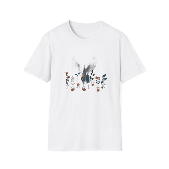 Nature-Inspired Unisex Softstyle T-Shirt, Eco-Friendly Tee for Plant Lovers, Gardeners, and Nature Enthusiasts, Perfect Gift for Birthdays,