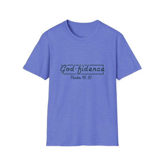 Inspirational God-fidence Unisex Softstyle T-Shirt, Faith T-Shirt, Christian Gift, Bible Verse Apparel, Motivational Tee