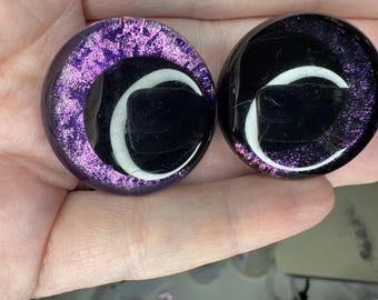 safety eyes, crochet hand painted eyes, 30mm, 35mm, 25mm,20mm, glitter eyes, Dragon eyes, plushie moon eyes, kawaii sinker safety eyes