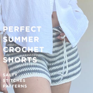 Crochet Summer Shorts Pattern: Beginner-Friendly, Customizable Design (Digital Pattern)