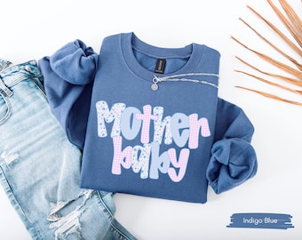Sudadera de enfermera para madre e hijo, regalo de cuello redondo para unidad de MBU, camiseta de enfermera posparto, camiseta de enfermera de parto, agradecimiento a la enfermera para madre e hijo