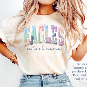 Custom Mascot Shirt, School Spirit Tee, Personalized Comfort Colors® Teacher Shirt, Custom Back To School Team Name T-Shirt, Game Day Shirt image 10