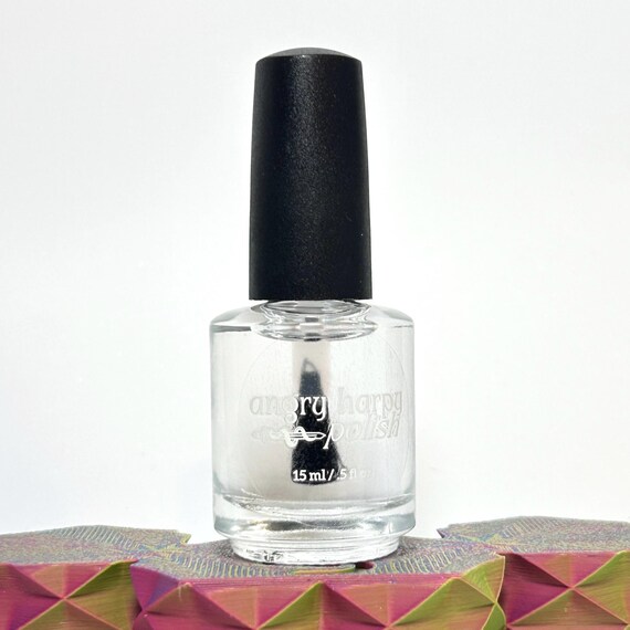 Peely Base Coat: 21-free, Clear Peel Off, Angry Harpy Polish, Indie Maker