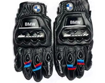 BMW Motorrad-Rennhandschuhe aus Leder